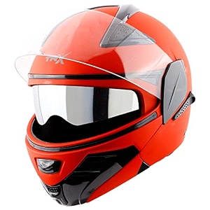 steelbird sb-34 isi certified flip-up helmet for men and women with inner sun shield
