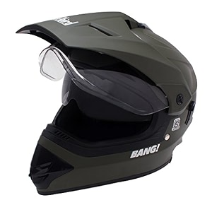 steelbird helmet - sb 42 bang motocross with double-visor - matt battle green 600mm