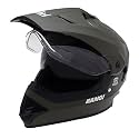 Steelbird Helmet - SB 42 Bang Motocross with Double-Visor - Matt Battle Green 600MM