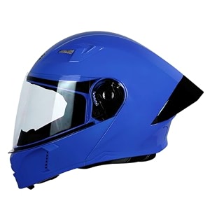 steelbird sba-20 7wings isi certified flip-up helmet with black spoiler for men and women