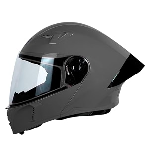 steelbird sba-20 7wings isi certified flip-up helmet with black spoiler for men and women