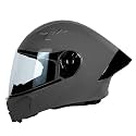 Steelbird SBA-20 7Wings ISI Certified Flip-Up Helmet with Black Spoiler for Men and Women