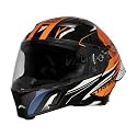 Steelbird SBA-20 Strange ISI Certified Flip-Up Helmet for Men and Women