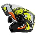 Steelbird SBA-7 ISI Certified Flip-Up Helmet for Men and Women with Inner Smoke Sun Shield