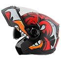 Steelbird SBA-7 ISI Certified Flip-Up Helmet for Men and Women with Inner Smoke Sun Shield