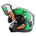 Steelbird SBA-7 ISI Certified Flip-Up Helmet for Men and Women with Inner Smoke Sun Shield