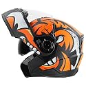 Steelbird SBA-7 ISI Certified Flip-Up Helmet for Men and Women with Inner Smoke Sun Shield