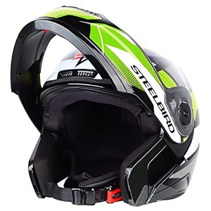 steelbird sba-7 huracan isi certified flip-up helmet for men and women