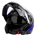 Steelbird SBA-7 Road ISI Certified Flip-Up Graphic Helmet for Men and Women with Inner Smoke Sunshield
