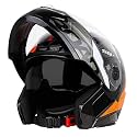 Steelbird SBA-7 Road ISI Certified Flip-Up Graphic Helmet for Men and Women with Inner Smoke Sunshield