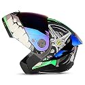 Steelbird SBA-8 Crazy Wheel ISI Certified Flip-Up Helmet for Men and Women