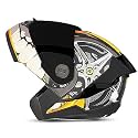 Steelbird SBA-8 Crazy Wheel ISI Certified Flip-Up Helmet for Men and Women