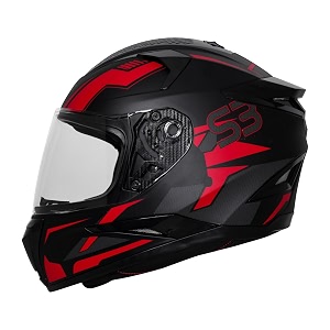 steelbird sbh-17 terminator isi certified matt finish full face graphic helmet