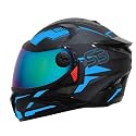 Steelbird SBH-17 Terminator ISI Certified Matt Finish Full Face Graphic Helmet