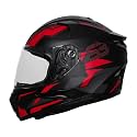 Steelbird SBH-17 Terminator ISI Certified Matt Finish Full Face Graphic Helmet
