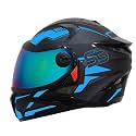 Steelbird SBH-17 Terminator ISI Certified Matt Finish Full Face Graphic Helmet