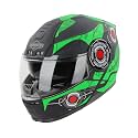 Steelbird SBH-40 Cyber ISI Certified Full Face Graphic Helmet for Men and Women with Inner Sun Shield