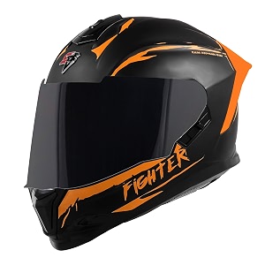 steelbird sbh-57 fighter f2 isi and dot certified full face helmet for men and women with inner silver sun shield