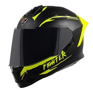 steelbird sbh-57 fighter f2 isi and dot certified full face helmet for men and women with inner silver sun shield