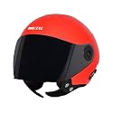 Steelbird SBH-64 Brutal Plus Reflector ISI Certified Open Face Helmet for Men and Women with Extra Smoke Visor with Skull Cap