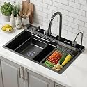 STEELDROP STEELDROP Kitchen Piano Sink 30x18x9 Inch