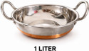 Steelika Copper Bottom Stainless Steel Kadhai Pot