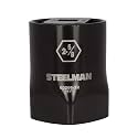 Steelman 2-5/8-inch 6-Point Wheel Bearing Locknut Socket, 3/4-inch Drive, Heavy Duty Steel