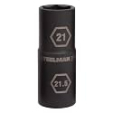 1/2IN Drive 6-Point Thin WALL 21MM X 21.5MM Impact FLIP Socket