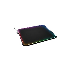 steelseries qck gaming surface - medium rgb prism cloth mouse pad of all time - optimized for gaming sensors