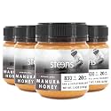 Steens 100% Pure New Zealand Raw Manuka Honey, MGO 830+ UMF 20+, 4 x 7.9 oz