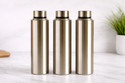STEEPLE 1000 ml Steel Water Bottle For Fridge, School, Office, Gym, Travelling (pack of 3) 1000 ml Steel Bottle