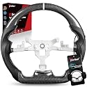 Steering Wheel for Chevy Corvette C6 2006-2011,Real 3K Carbon Fiber