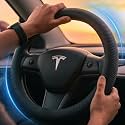 Steering Wheel Cover Natural Silicone Sourced from Thailand, Ultra Thin Soft Anti-Slip Sweat Resistant Steering Odorless Wheel Protector, Universal Fit 14-15 Inch O-Shaped & D-Shaped Wheel