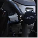 Steering Wheel Knob, by Detachi Silicon Power Handle, Universal Steering Wheel knob With Metal Ball Bearing With Rubber Pad & Easy Installation-Suitable for All Cars - Grey