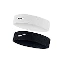 STEFFER Cotton Sport Headband for Men and Women - Sports Headband for Workout &amp; Running, Gym Workout,Yoga Sweatband-All Sports Wear Headband Fitness Band Unisex, Pack of 2 (Black &amp; White)