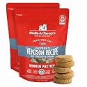Stella &amp; Chewy's Freeze-Dried Raw Dinner Patties - Simply Venison Recipe - High Protein Grain-Free Puppy &amp; Dog Food - Perfect for Picky Eaters - 25 oz (Pack of 2)