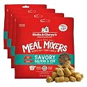 Stella &amp; Chewy's Freeze-Dried Raw Salmon &amp; Cod Meal Mixers- Dog Food Topper and Mixer - Made with 95% Wild-Caught Salmon &amp; Cod, Organs and Bone - Grain-Free, 1.13 Pound (Pack of 4)