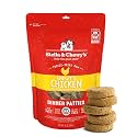 Stella &amp; Chewy's Freeze-Dried Raw Dinner Patties - Chicken Recipe - High Protein Grain-Free Puppy &amp; Dog Food - Perfect For Picky Eaters - 14 oz