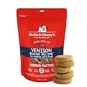 Stella &amp; Chewy's Freeze-Dried Raw Dinner Patties - Venison Blend Recipe - High Protein Grain-Free Puppy &amp; Dog Food - Perfect For Picky Eaters - 14 Oz