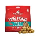 Stella &amp; Chewy's Freeze-Dried Raw Surf &amp; Turf Meal Mixers - Dog Food Topper and Mixer - Made with 95% Grass-Fed Beef &amp; Wild-Caught Salmon - Perfect for Picky Eaters - Grain-Free - 8 oz