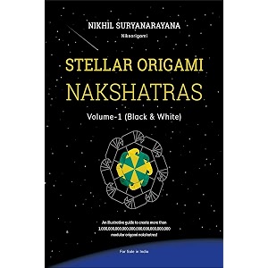 stellar origami nakshatras volume-1 black amp white
