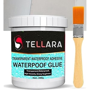 stellara transparent waterproof coating agent super strong waterproof anti-leakage agent invisible waterproof agent transparent leakage protection glue repairing leak waterproof adhesive 300gm