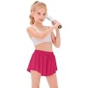 Stelle Girls Butterfly Shorts with Pockets Athletic Running Sports Skirt