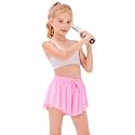 Stelle Girls Butterfly Shorts with Pockets Athletic Running Sports Skirt