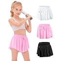 Stelle Girls Butterfly Shorts with Pockets Athletic Running Sports Skirt