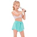 Stelle Girls Butterfly Shorts with Pockets Athletic Running Sports Skirt