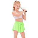 Stelle Girls Butterfly Shorts with Pockets Athletic Running Sports Skirt