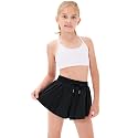 Stelle Girls Butterfly Shorts with Pockets Athletic Running Sports Skirt