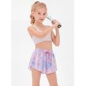 Stelle Girls Butterfly Shorts with Pockets Athletic Running Sports Skirt