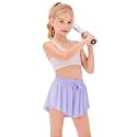 Stelle Girls Butterfly Shorts with Pockets Athletic Running Sports Skirt